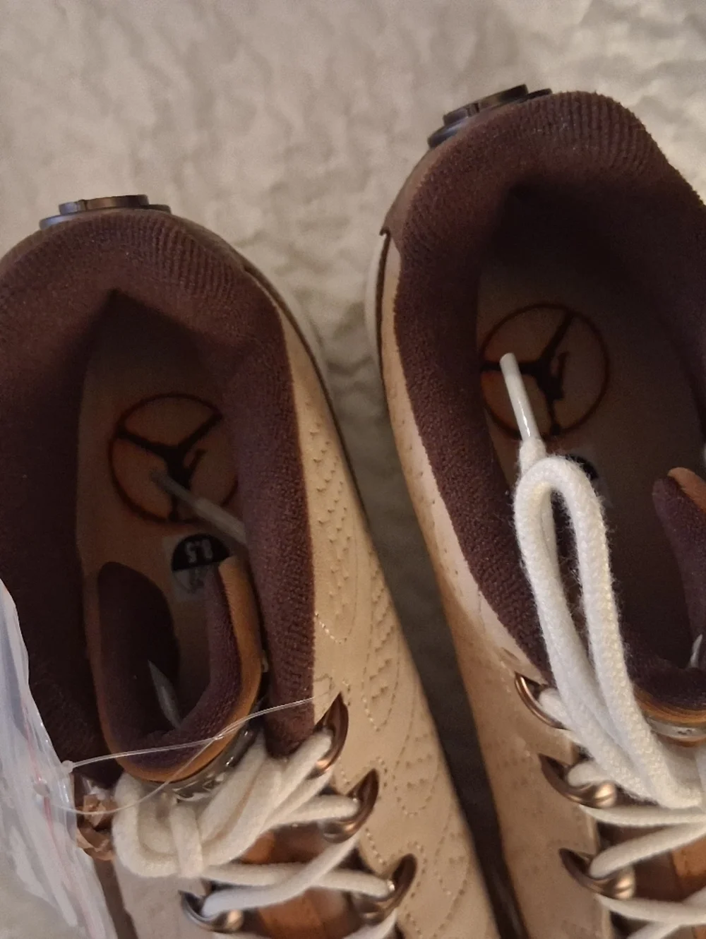 Jordan Men’s Low-Top Golf Cleats- Beige and Brown